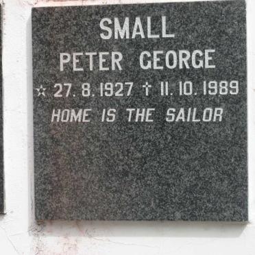 SMALL Peter George 1927-1989