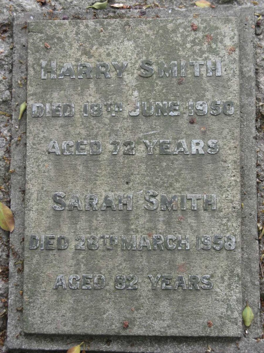 SMITH Harry -1950 &amp; Sarah -1958
