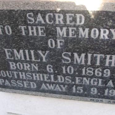 SMITH Emily 1869-1961