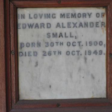 SMALL Edward Alexander 1900-1949