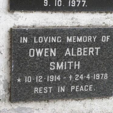 SMITH Owen Albert 1914-1978