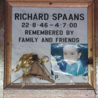 SPAANS Richard 1946-2000