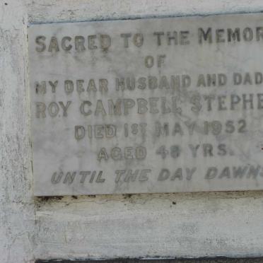 STEPHEN Roy Campbell -1952