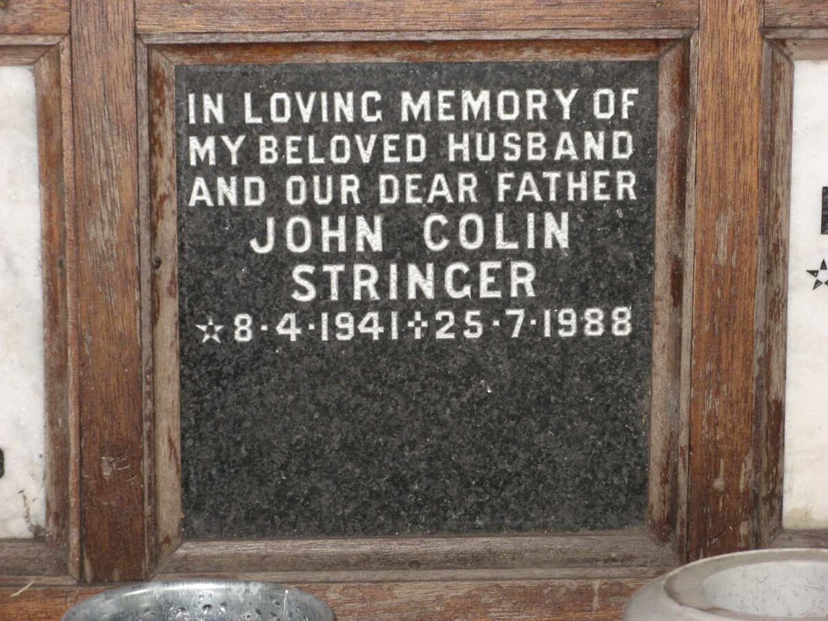 STRINGER John Colin 1941-1988