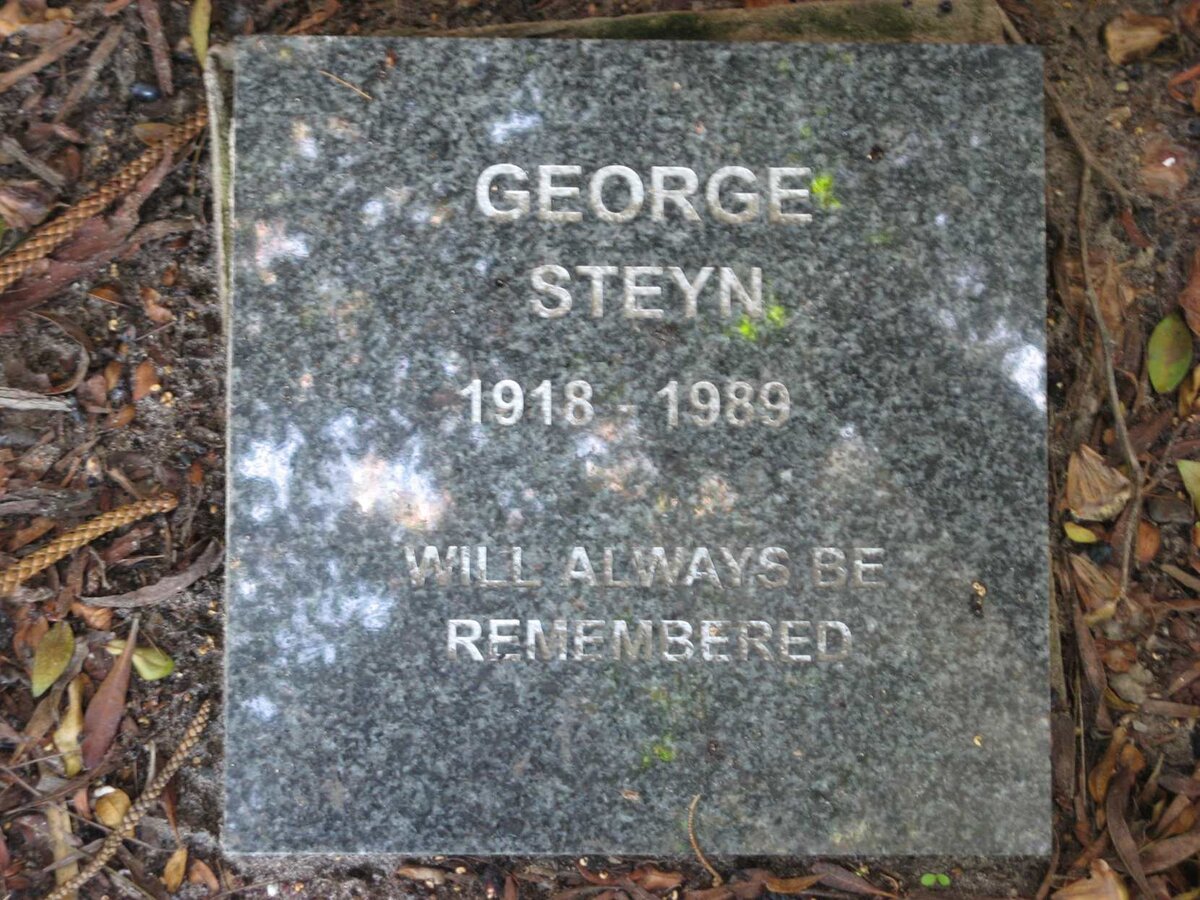 STEYN George 1918-1989