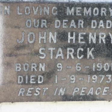 STARCK John Henry 1901-1973