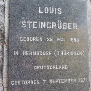 STEINGRUBER Louis 1886-1971