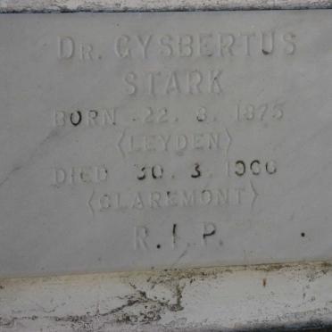STARK Gysbertus 1875-1966