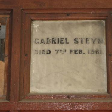STEYN Gabriel -1961