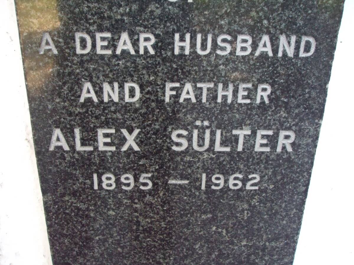 SULTER Alex 1895-1962