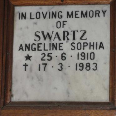 SWARTZ Angeline Sophia 1910-1983