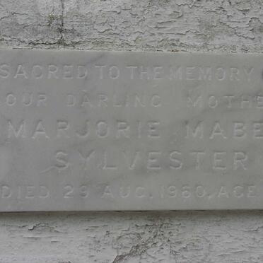 SYLVESTER Marjorie Mabel -1960