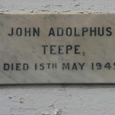 TEEPE John Adolphus -1945