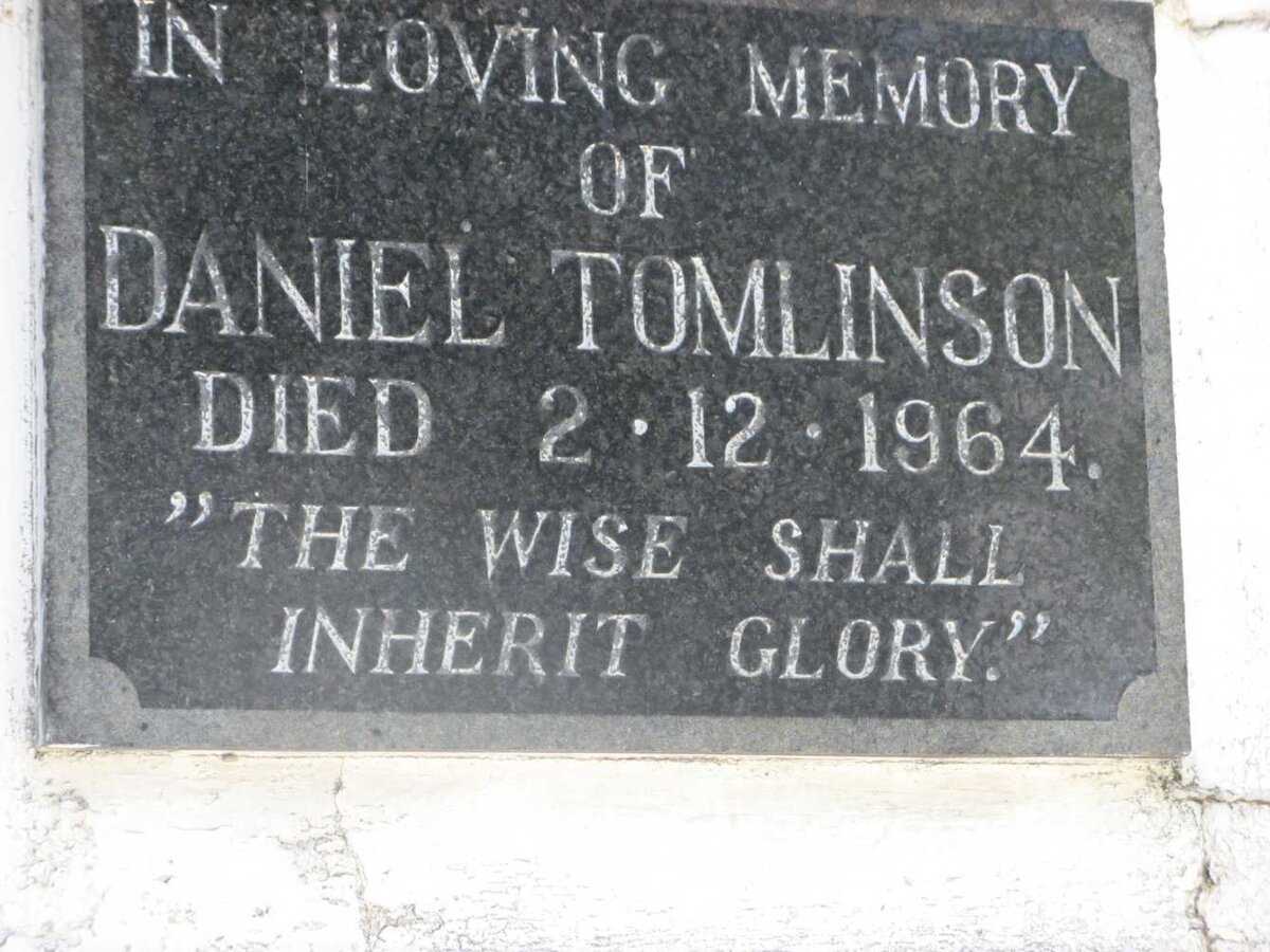 TOMLINSON Daniel -1964