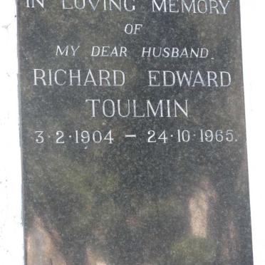 TOULMIN Richard Edward 1904-1965
