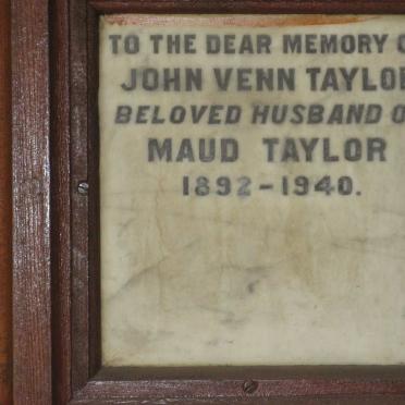TAYLOR John Venn 1892-1940