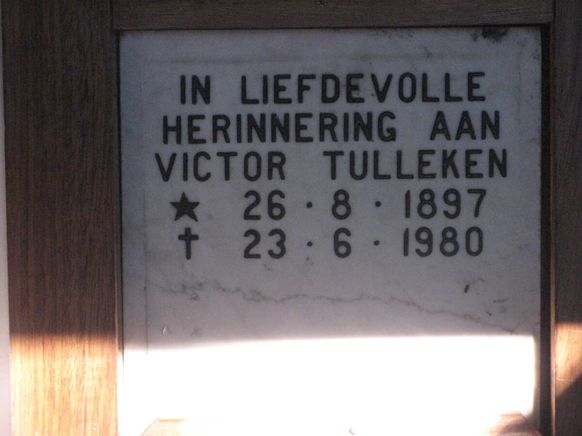 TULLEKEN Victor 1897-1980
