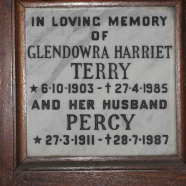 TERRY Percy 1911-1987 &amp; Glendowra Harriet 1903-1985