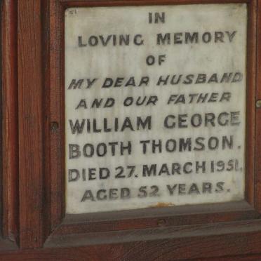 THOMSON William George Booth -1951