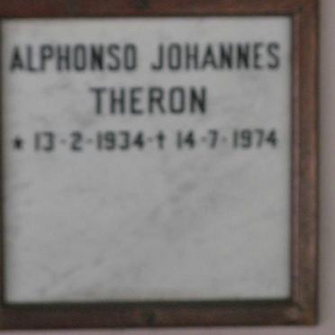 THERON Alphonso Johannes1934-1974