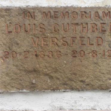 VERSFELD Louis Cuthbert 1886-1949