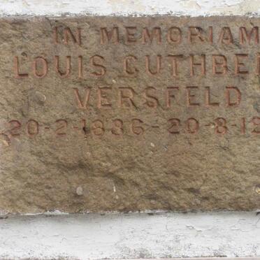 VERSFELD Louis Cuthbert 1886-1949