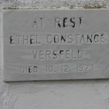 VERSFELD Ethel Constance -1973