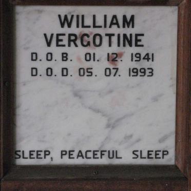 VERGOTINE William 1941-1993
