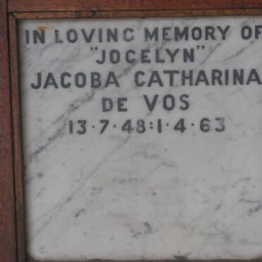 VOS Jacoba Catharina, de 1948-1963