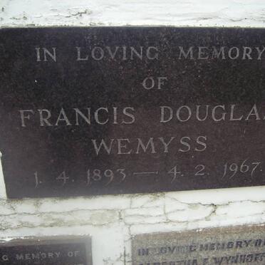 WEMYSS Francis Douglas 1893-1967