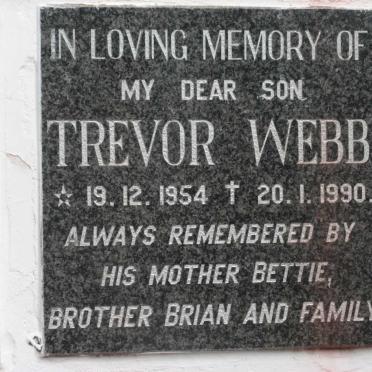 WEBB Trevor 1954-1990