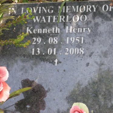 WATERLOO Kenneth Henry 1951-2008