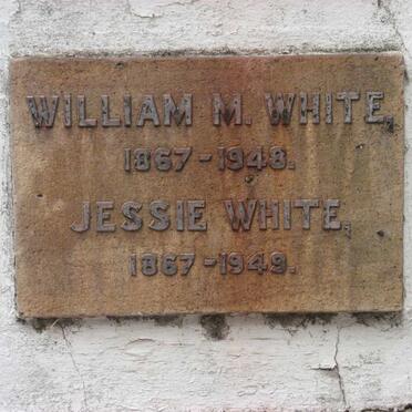 WHITE William M. 1867-1948 &amp; Jessie 1867-1849
