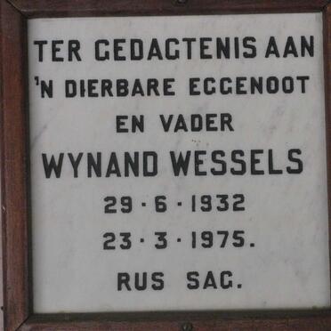 WESSELS Wynand 1932-1975