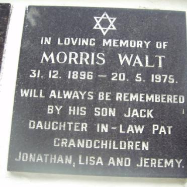 WALT Morris 1896-1975