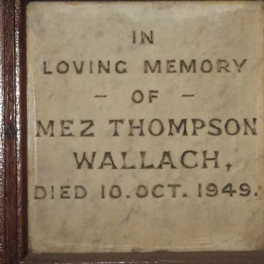 WALLACH Mez Thompson -1949
