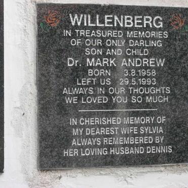 WILLENBERT Mark Andre 1958-1993 :: WILLENBERG Sylvia