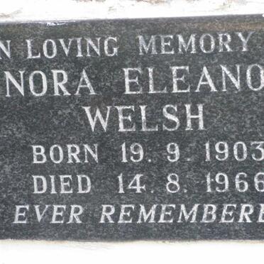 WELSH Nora Eleanor 1903-1966