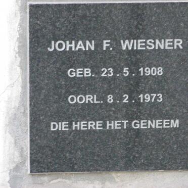WIESNER Johan F. 1908-1973