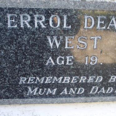WEST Errol Dean