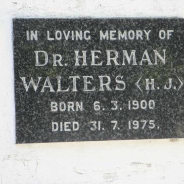 WALTERS H.J. 1900-1975