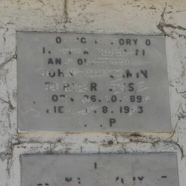 WEST John Benjamin Turner 1891-1963