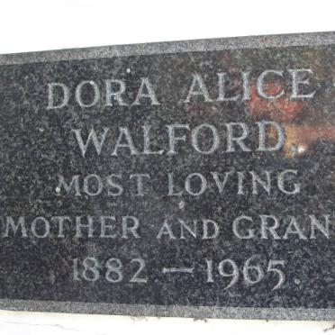 WALFORD Dora Alice 1882-1965