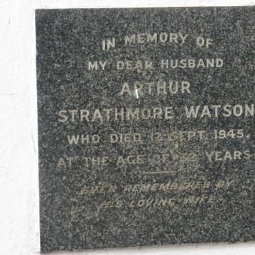 WATSON Arthur Strathmore -1945