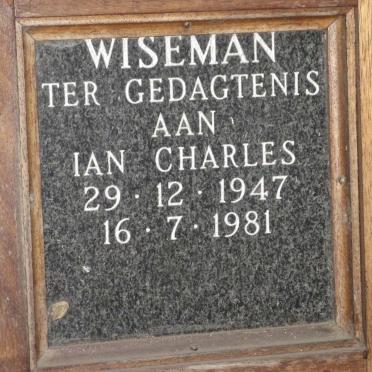WISEMAN Ian Charles 1947-1981
