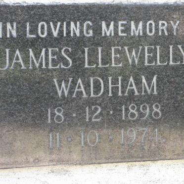 WADHAM James Llewellyn 1898-1974