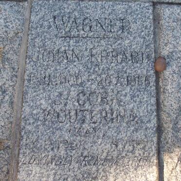 WAGNER Johan Erhard 1900-1966 &amp; Jacoba Wouterina KAY 1907-1988