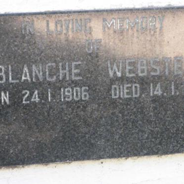 WEBSTER Blanche 1906-1976