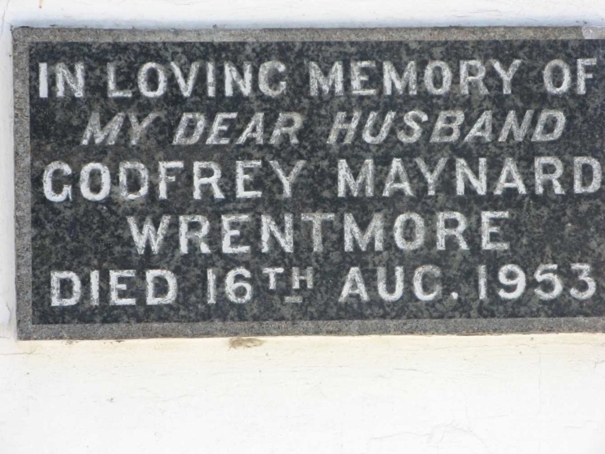 WRENTMORE Godfrey Maynard -1953