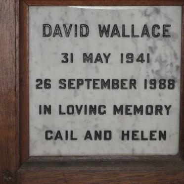 WALLACE David 1941-1988